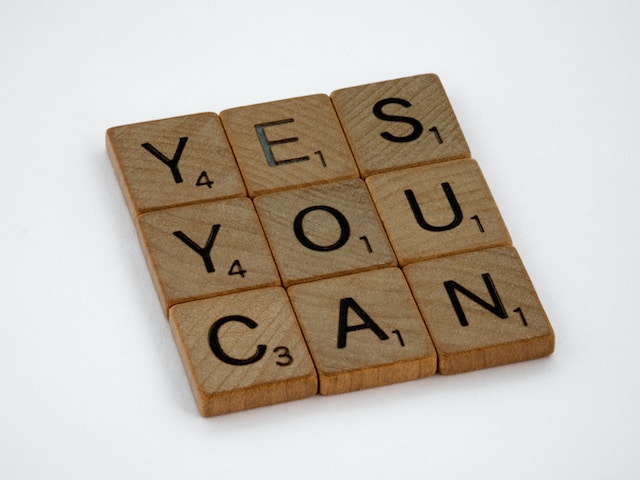 "Yes you can" Affirmation