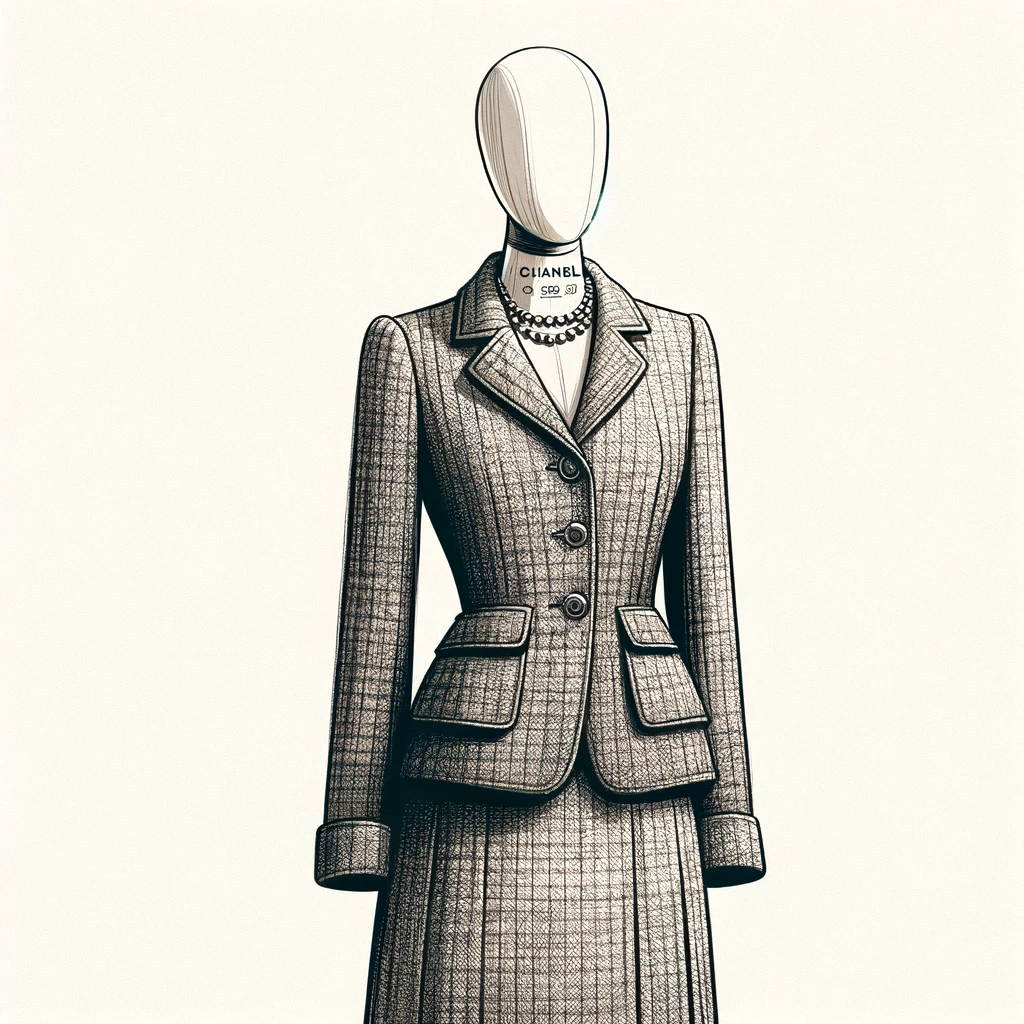 Coco Chanel Tweed Anzug